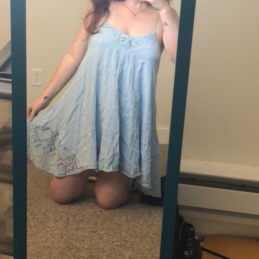 Lacey Baby Blue Dress